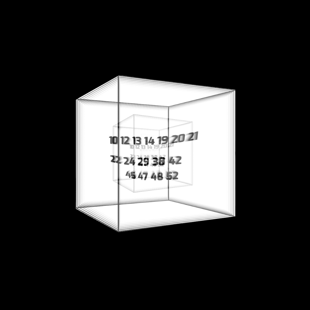 Futuristic box made on touch designer for music producers and sample packs