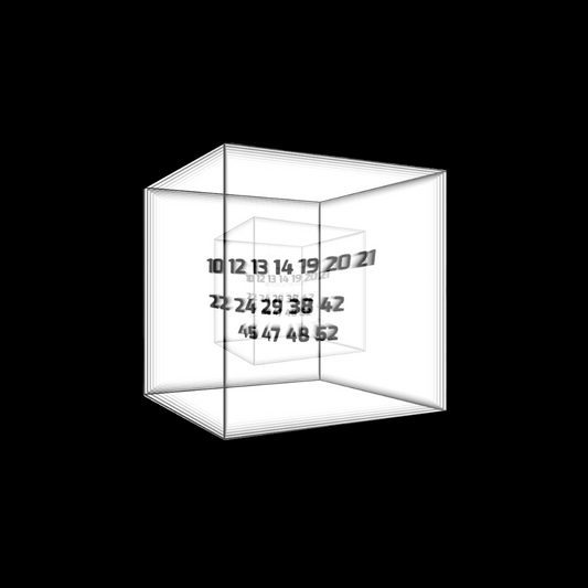Futuristic box made on touch designer for music producers and sample packs